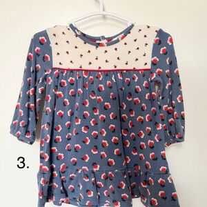 Floral Blue Kids Top